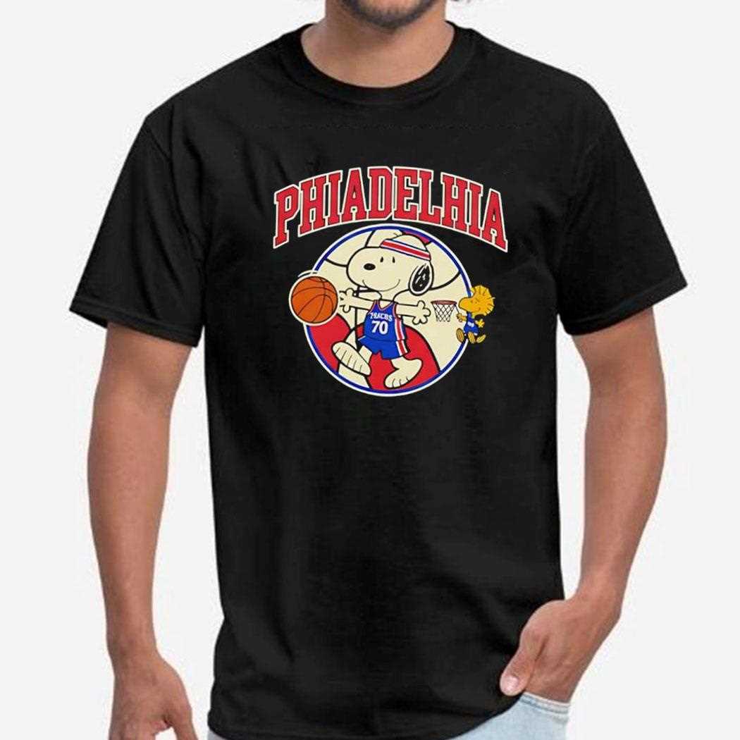 Philadelphia 76ers Snoopy Peanuts 2026 Tee