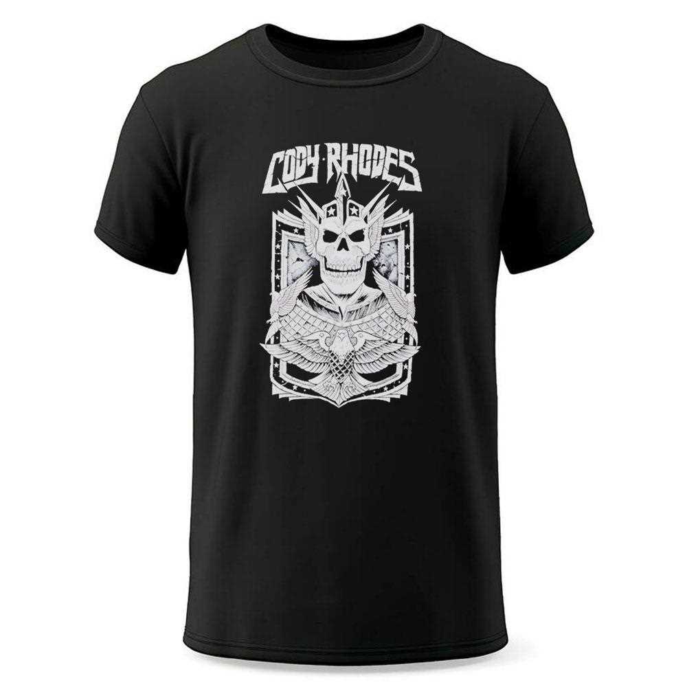 Sawblade Cody Rhodes Skeleton Crest Tee Sawblade Cody Rhodes Skeleton Crest Tee