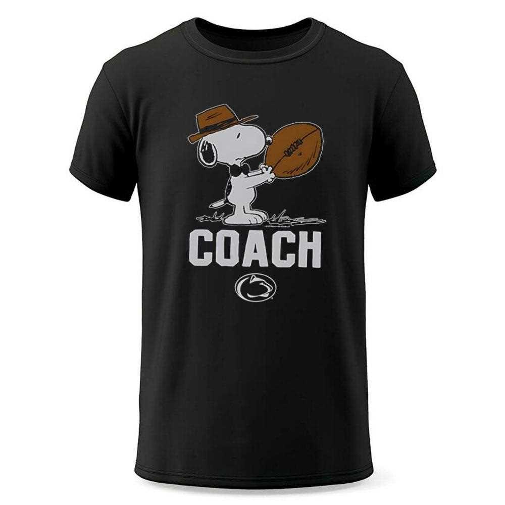 Snoopy X Penn State Football Coach Tee Snoopy X Penn State Football Coach Tee