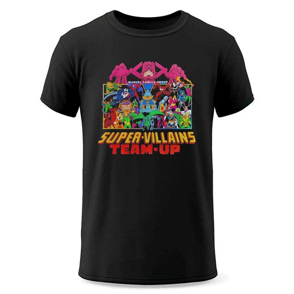 Super Villains Team Up Marvel Comics Group Tee Super Villains Team Up Marvel Comics Group Tee