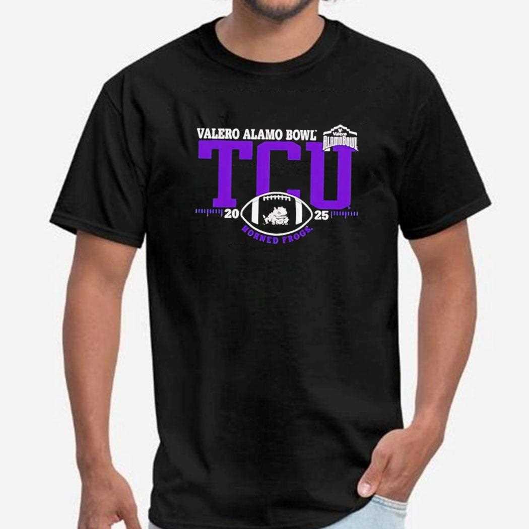 Tcu Horned Frogs 2025 Valero Alamo Bowl Tee
