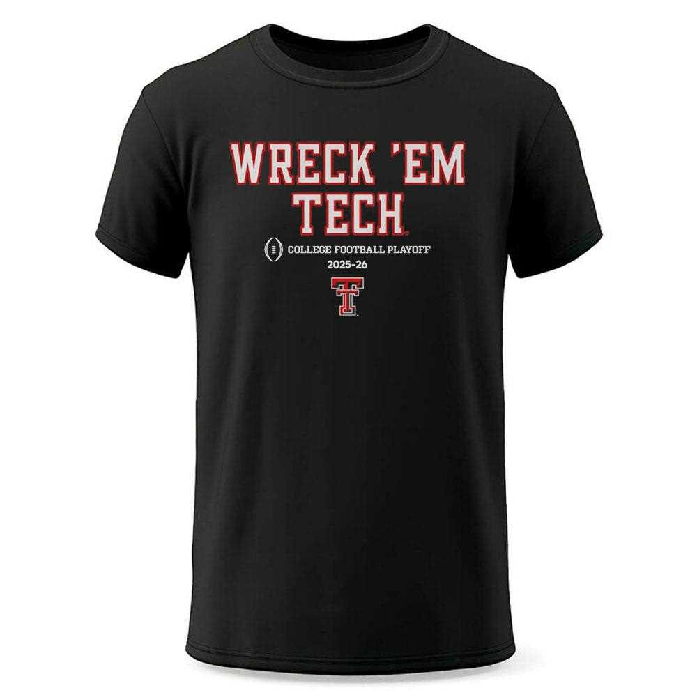 Texas Tech Red Raiders College Football Playoff 2025 2026 Tee Texas Tech Red Raiders College Football Playoff 2025 2026 Tee
