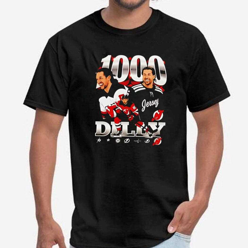 Travis Zajac 1000 Games Graphic Shirt