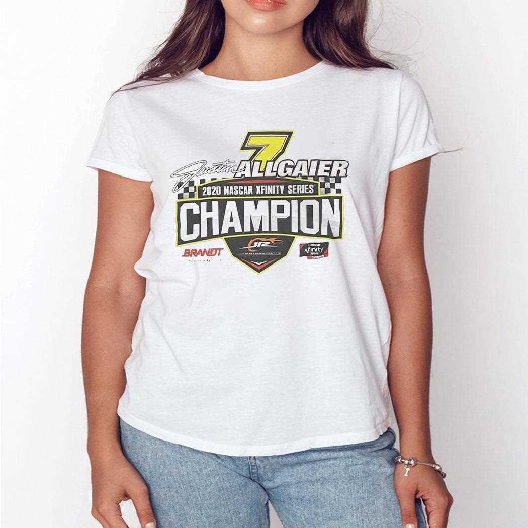 2020 Justin Allgaier Xfinity Series Champion Tee 2020 Justin Allgaier Xfinity Series Champion Tee