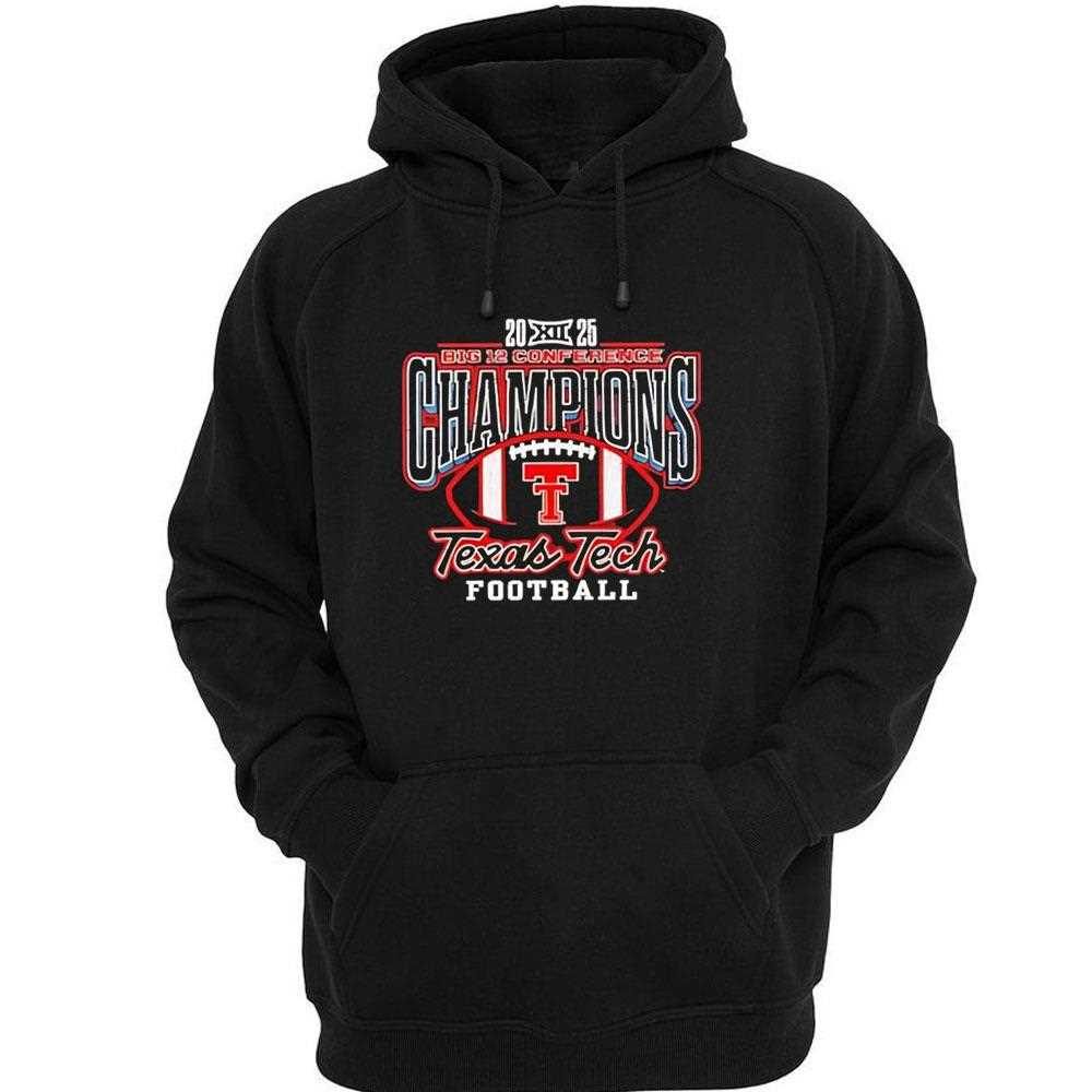 2025 Big 12 Conference Champions Texas Tech Red Raiders Tee 2025 Big 12 Conference Champions Texas Tech Red Raiders Tee