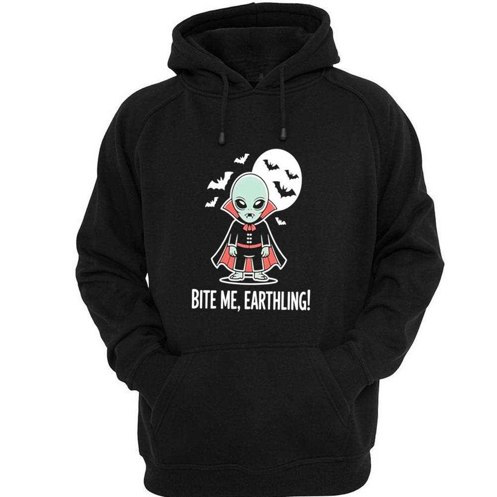 Alien Vampire Vibes Bite Me Earthling Tee Alien Vampire Vibes Bite Me Earthling Tee
