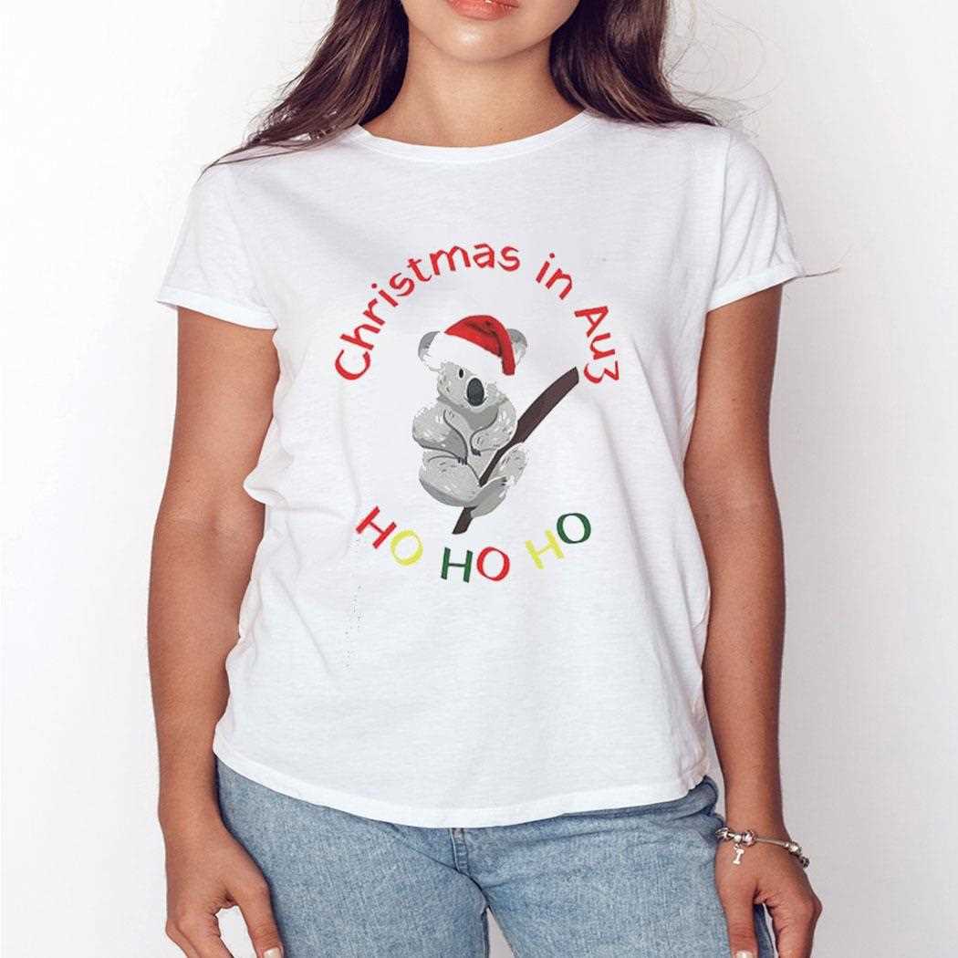 Christmas In Au3 Koala Ho Ho Ho Shirt Christmas In Au3 Koala Ho Ho Ho Shirt