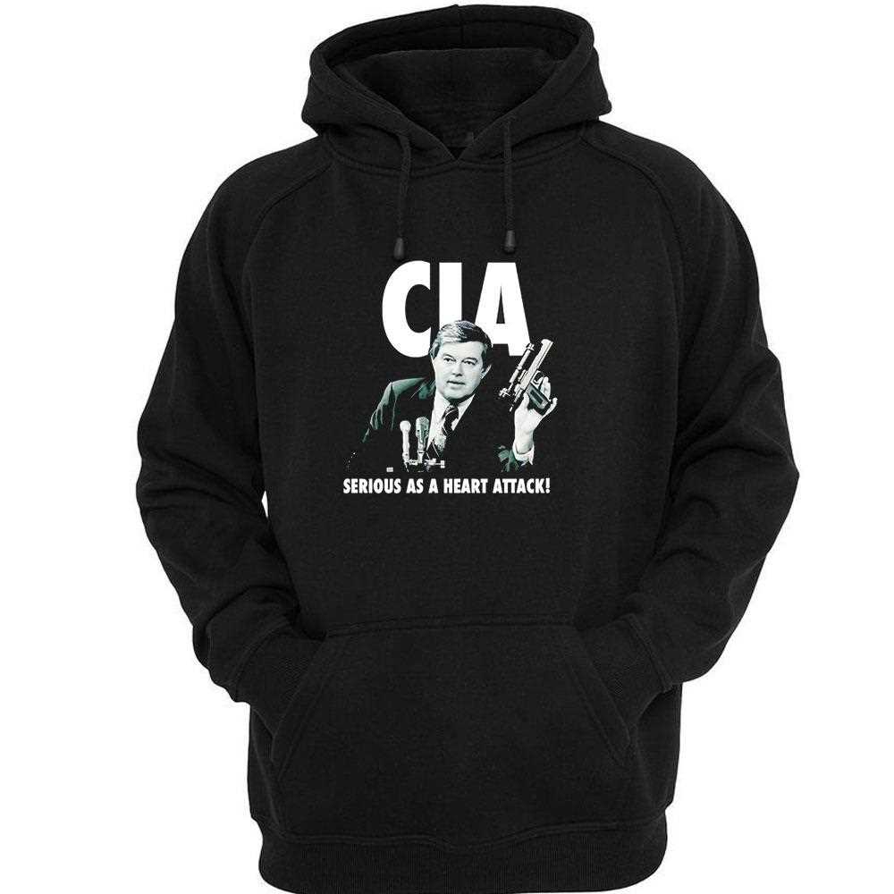 Cia Serious As A Heart Attack Tee Cia Serious As A Heart Attack Tee