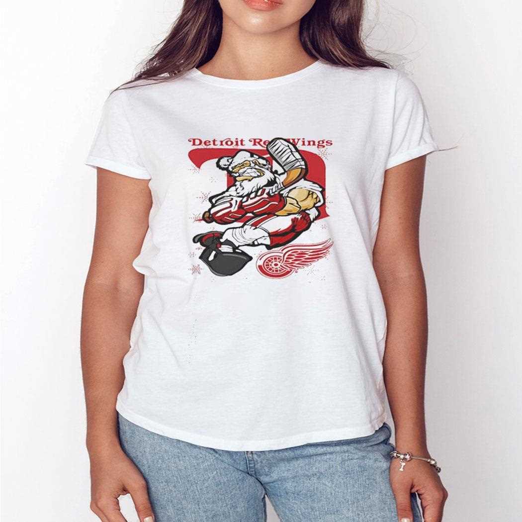 Detroit Red Wings Santa Shirt Detroit Red Wings Santa Shirt