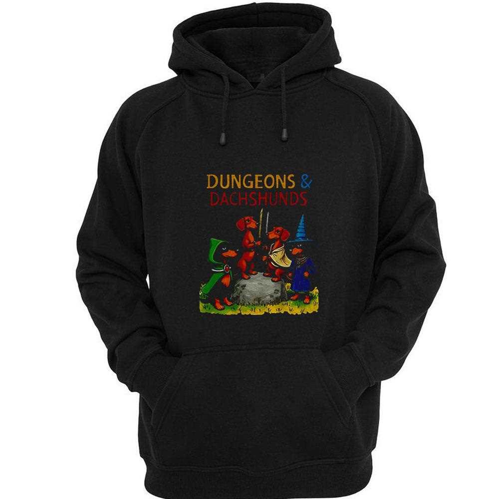Dungeons And Dachshunds Weenie Dog Tee Dungeons And Dachshunds Weenie Dog Tee