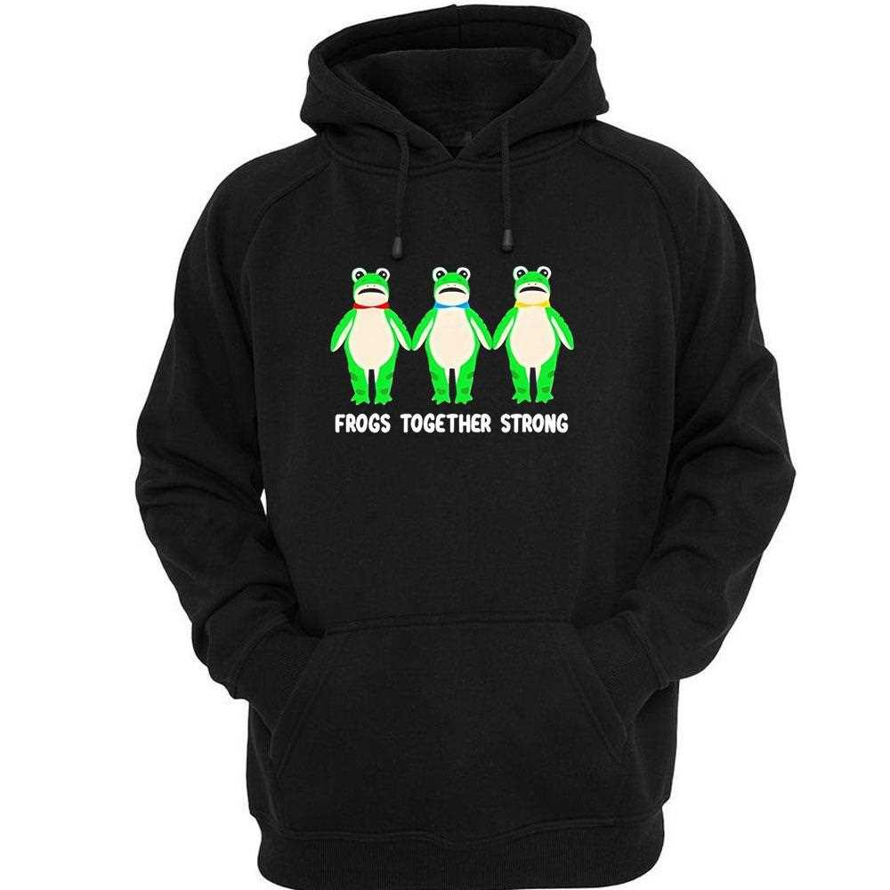 Frogs Together Strong Portland Frog Tee Frogs Together Strong Portland Frog Tee