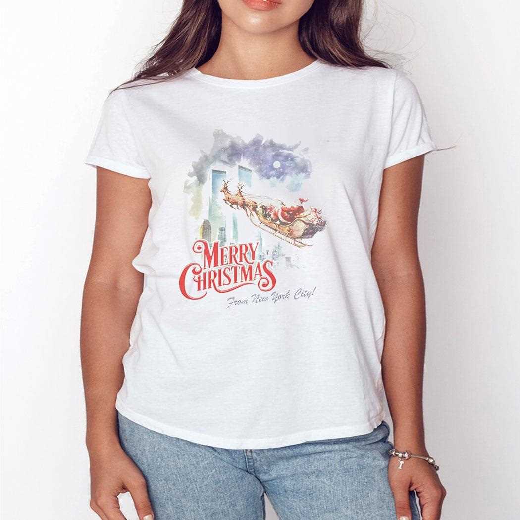 Merry Christmas From New York City Tee Merry Christmas From New York City Tee