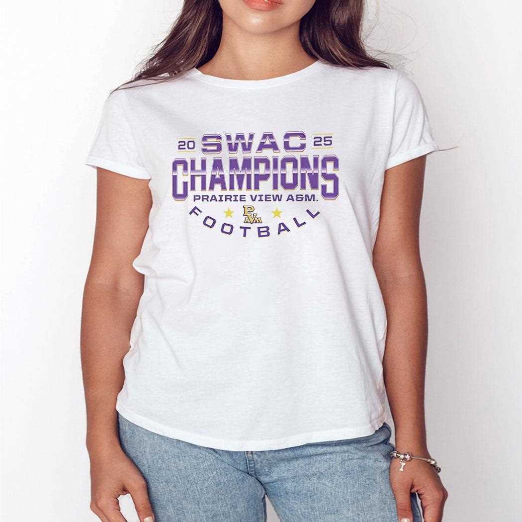 Prairie View A&m Panthers 2025 Swac Champions Tee Prairie View A&m Panthers 2025 Swac Champions Tee