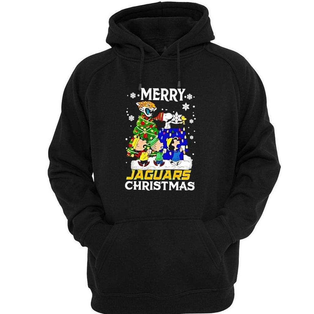 Snoopy And Friends Merry Jacksonville Jaguars Christmas Cute Cartoon Tee Snoopy And Friends Merry Jacksonville Jaguars Christmas Cute Cartoon Tee