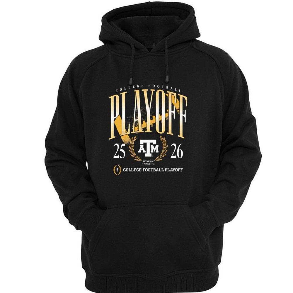 Texas A&m 25-26 College Football Playoff College Football Playoff Tee Texas A&m 25-26 College Football Playoff College Football Playoff Tee