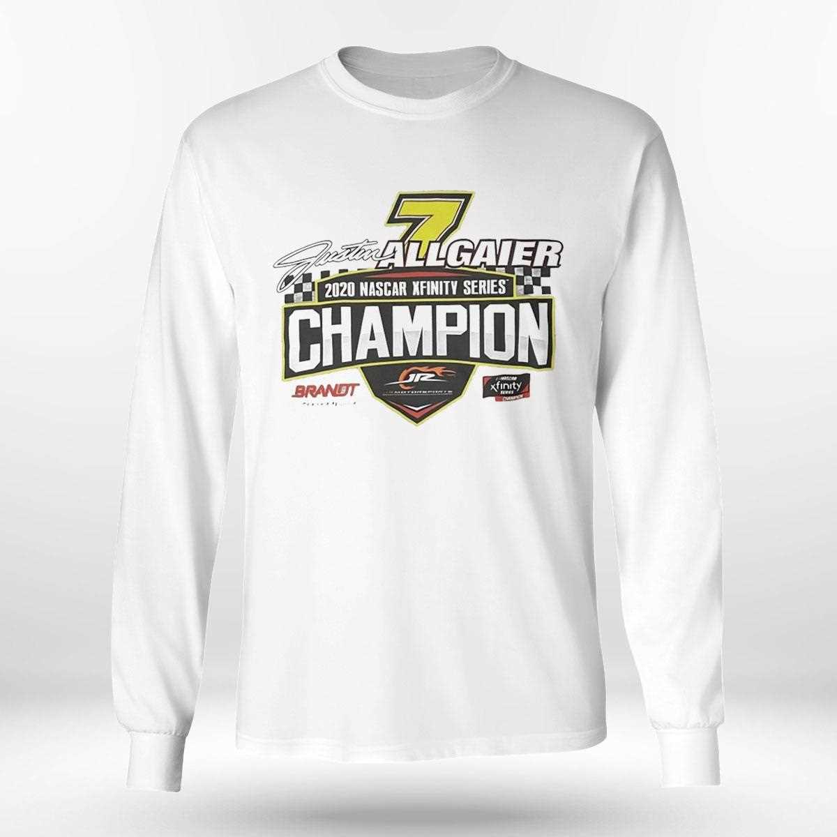 2020 Justin Allgaier Xfinity Series Champion Tee 2020 Justin Allgaier Xfinity Series Champion Tee