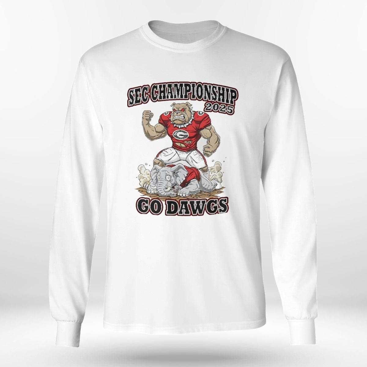 2025 Sec Championship Georgia Bulldogs Football Tee 2025 Sec Championship Georgia Bulldogs Football Tee