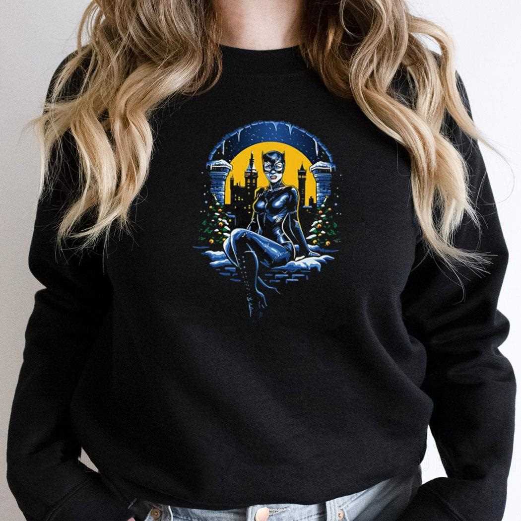 Catwoman Christmas In Gotham Classic Tee Catwoman Christmas In Gotham Classic Tee