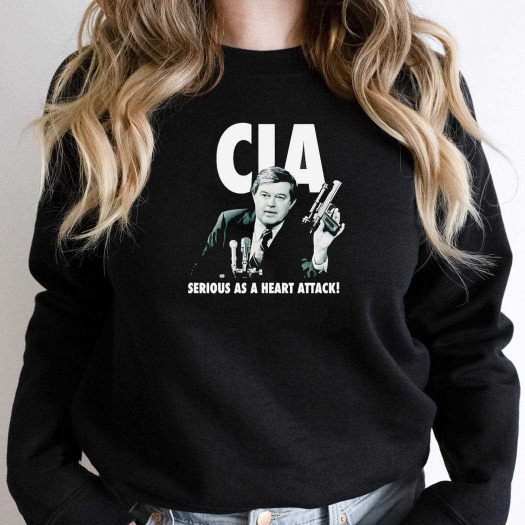 Cia Serious As A Heart Attack Tee Cia Serious As A Heart Attack Tee