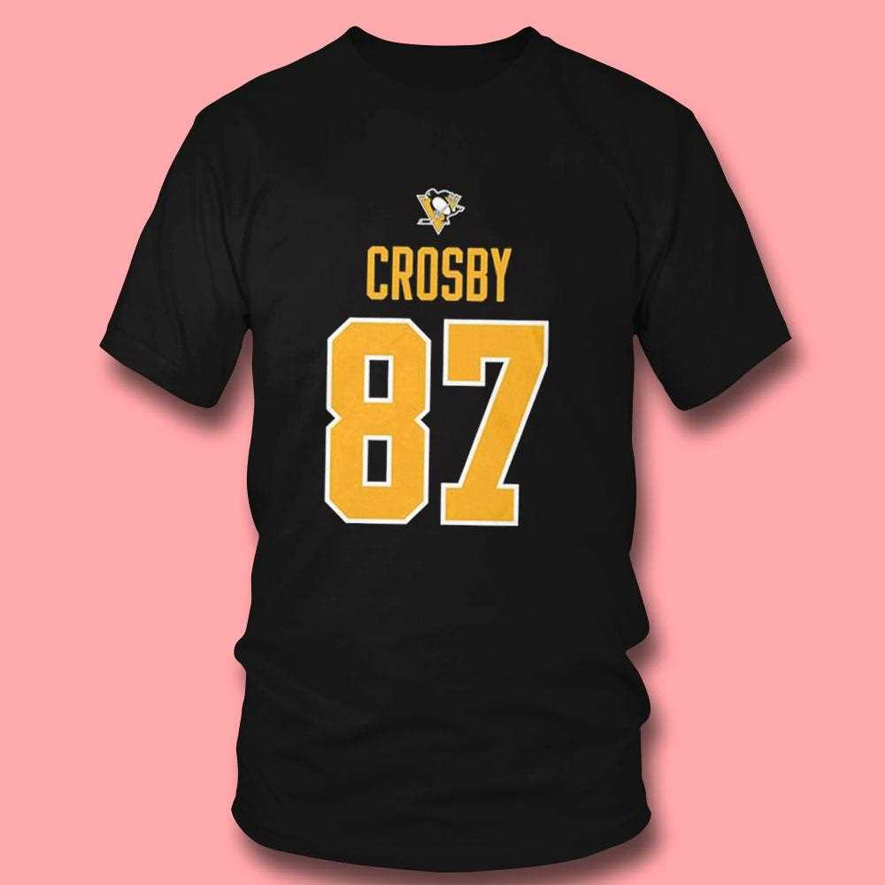 Crosby Black Pittsburgh Penguins 87 Tee Crosby Black Pittsburgh Penguins 87 Tee