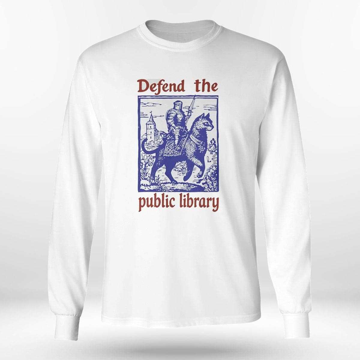 Defend The Public Library Tee Defend The Public Library Tee