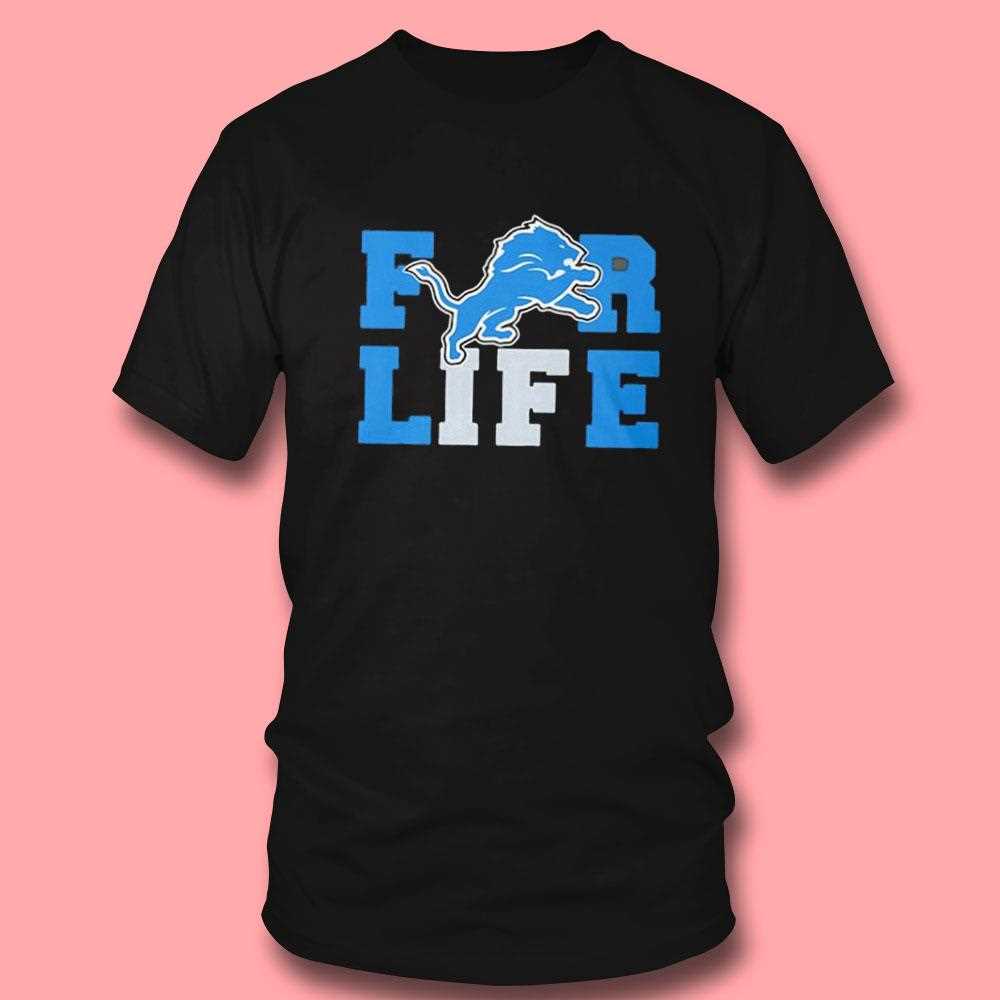 Detroit Lions For Life Tee Detroit Lions For Life Tee