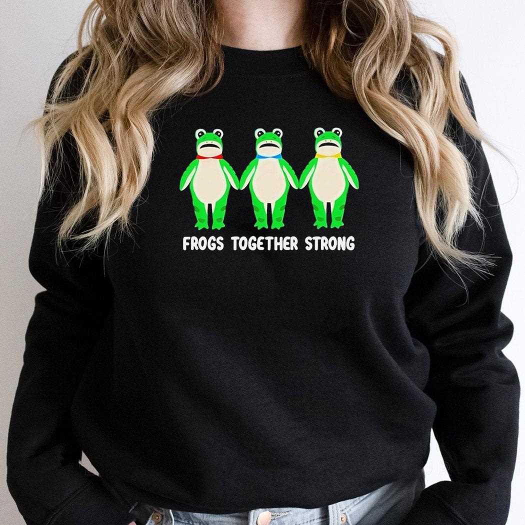 Frogs Together Strong Portland Frog Tee Frogs Together Strong Portland Frog Tee