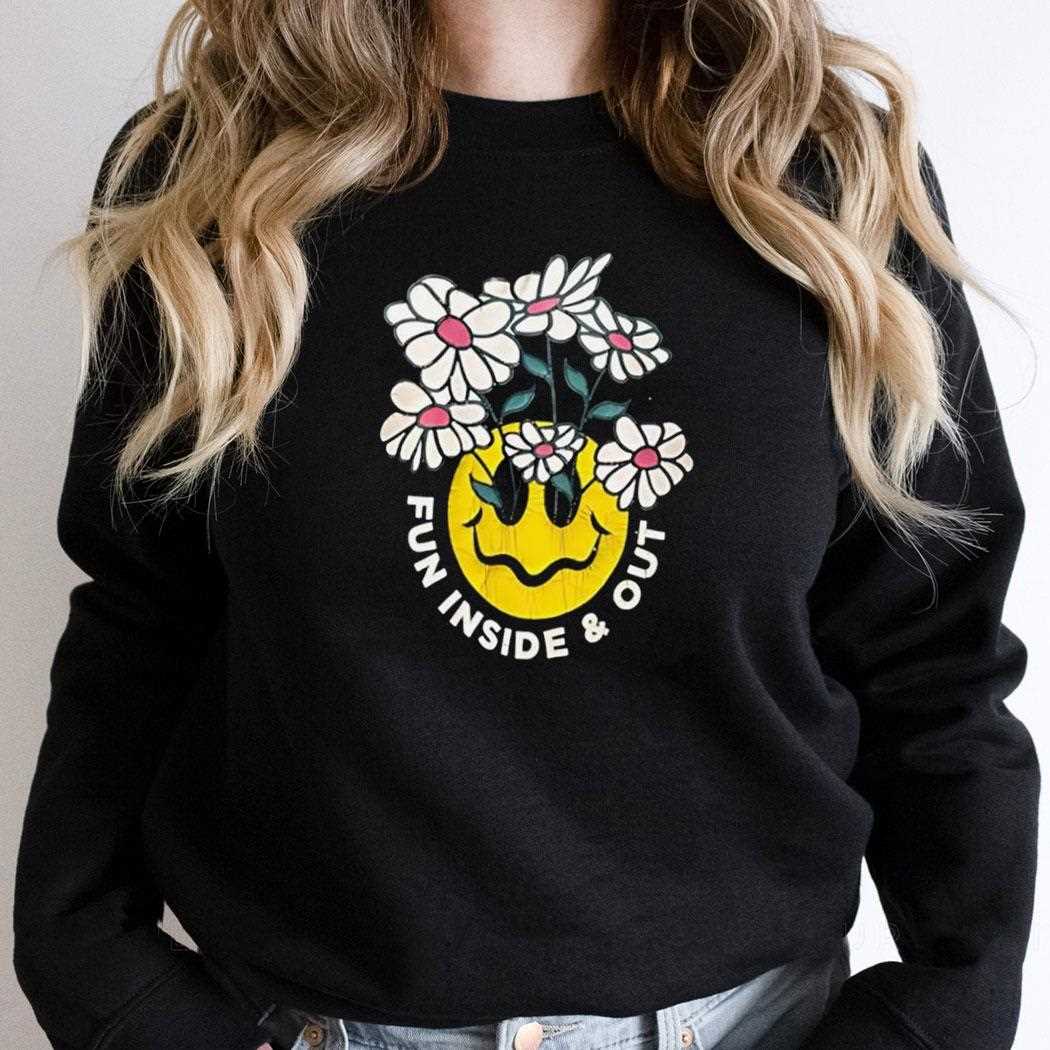 Fun Inside And Out Flower Tee Fun Inside And Out Flower Tee