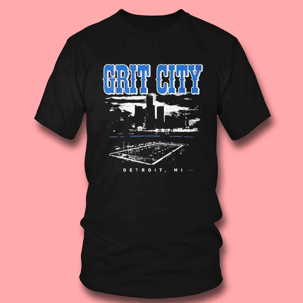 Grit City Detroit Lions Mi Tee Grit City Detroit Lions Mi Tee
