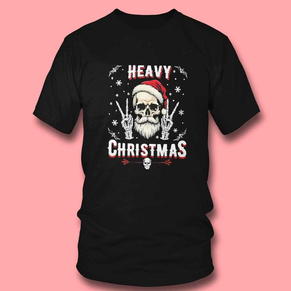 Heavy Christmas Skull Shirt Heavy Christmas Skull Shirt