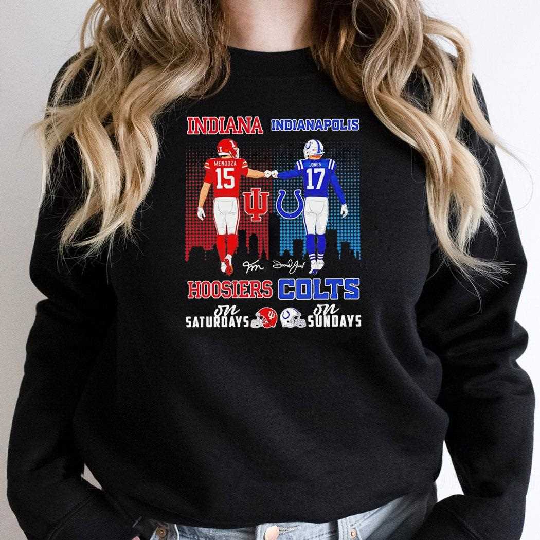 Indiana Indianapolis Hoosiers Colts Football Saturday Sunday Tee Indiana Indianapolis Hoosiers Colts Football Saturday Sunday Tee
