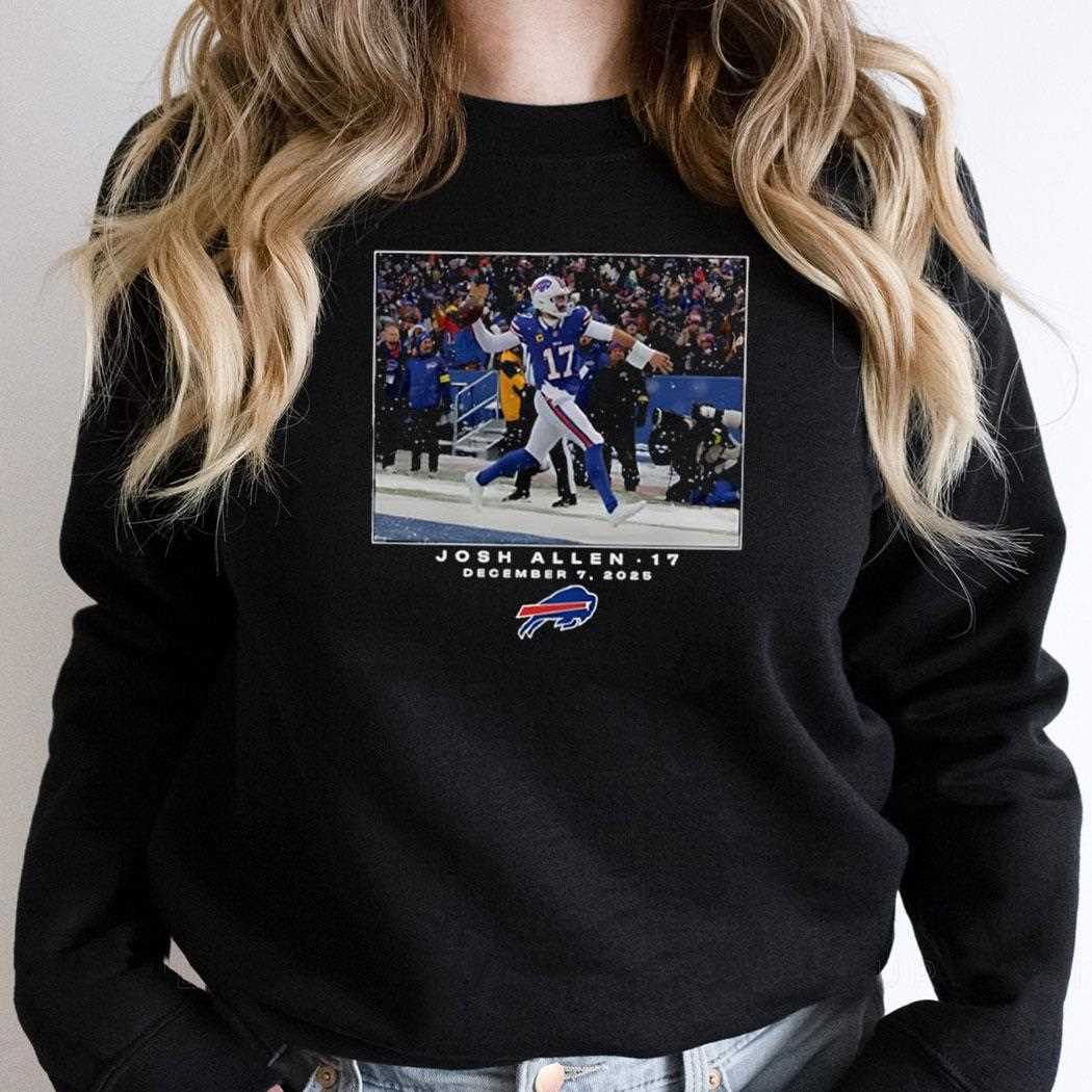 Josh Allen Buffalo Bills Nfl Flash Features Week 14 Tee Josh Allen Buffalo Bills Nfl Flash Features Week 14 Tee