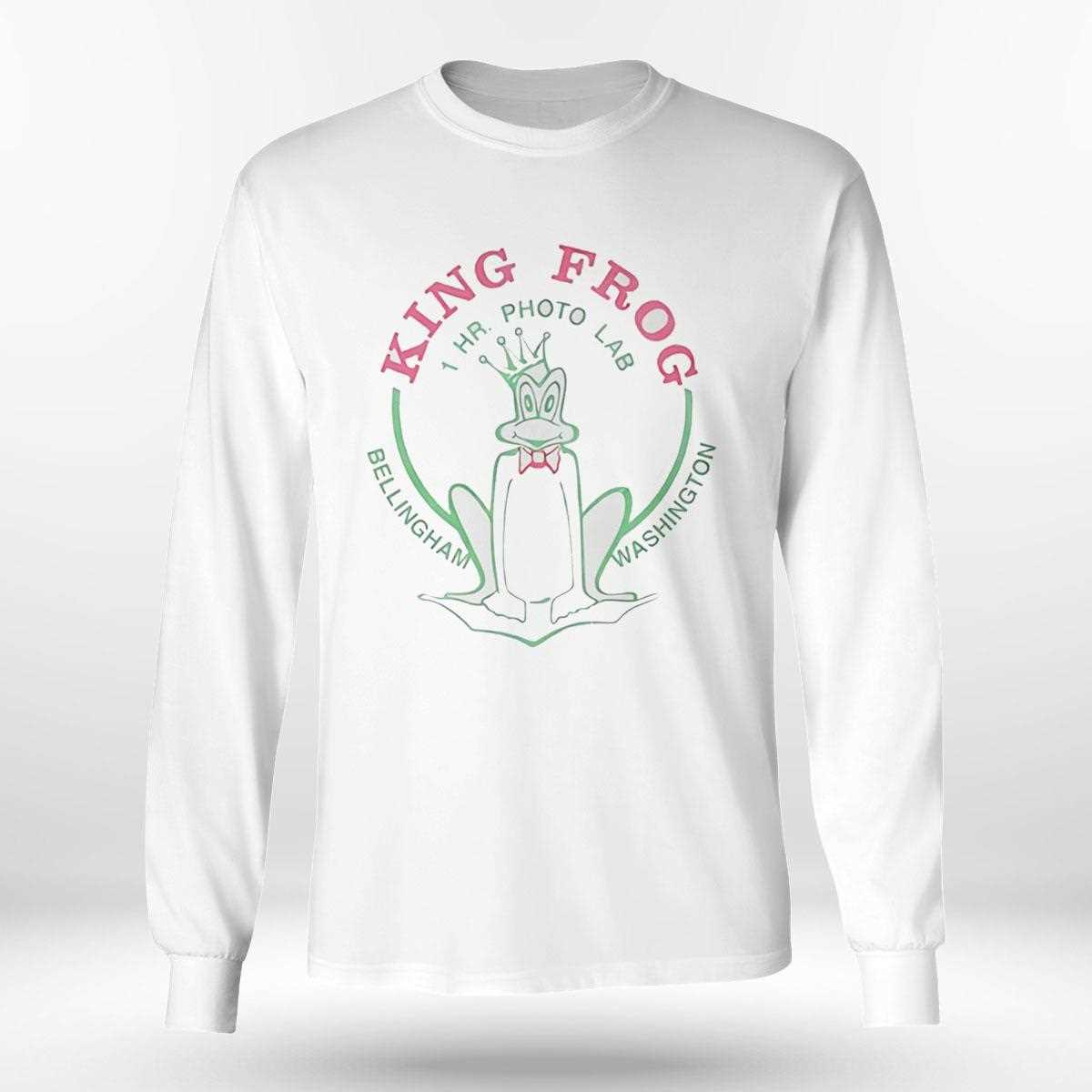 King Frog 1 Hr Photo Lab Bellingham Washington Tee King Frog 1 Hr Photo Lab Bellingham Washington Tee
