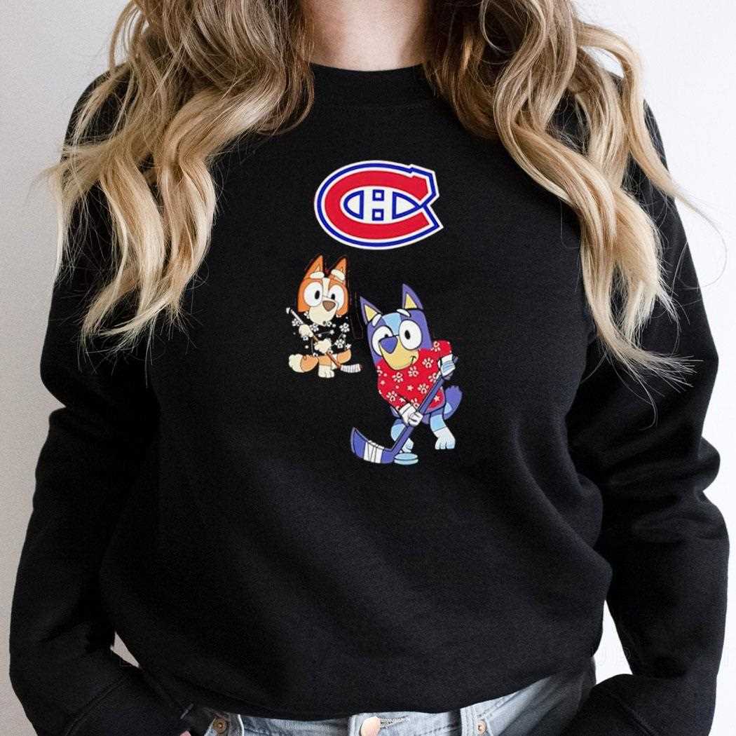 Montreal Canadiens Bluey Christmas Night 2025 Gameday Tee Montreal Canadiens Bluey Christmas Night 2025 Gameday Tee