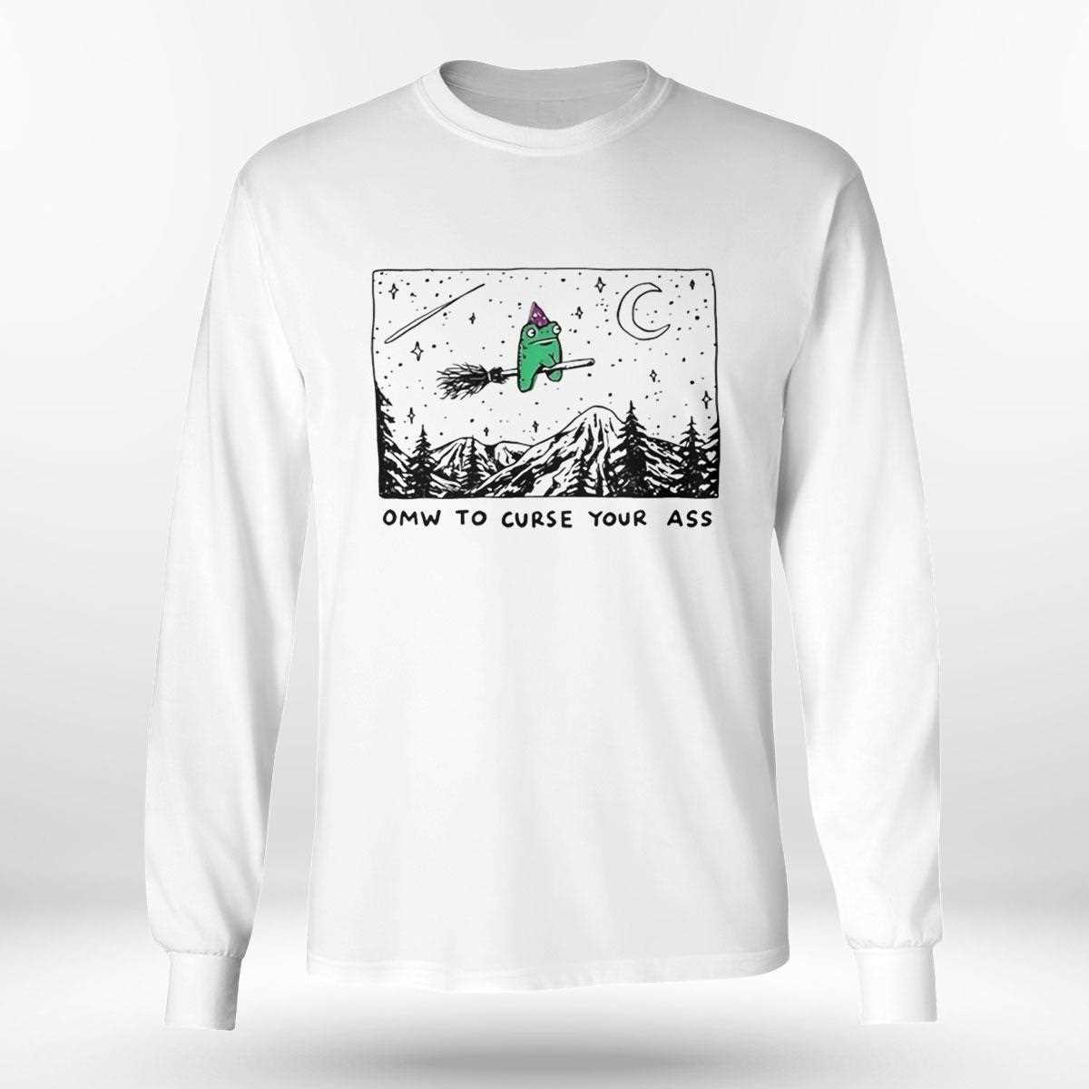 On My Way To Curse Your Ass Witch Frog Tee On My Way To Curse Your Ass Witch Frog Tee