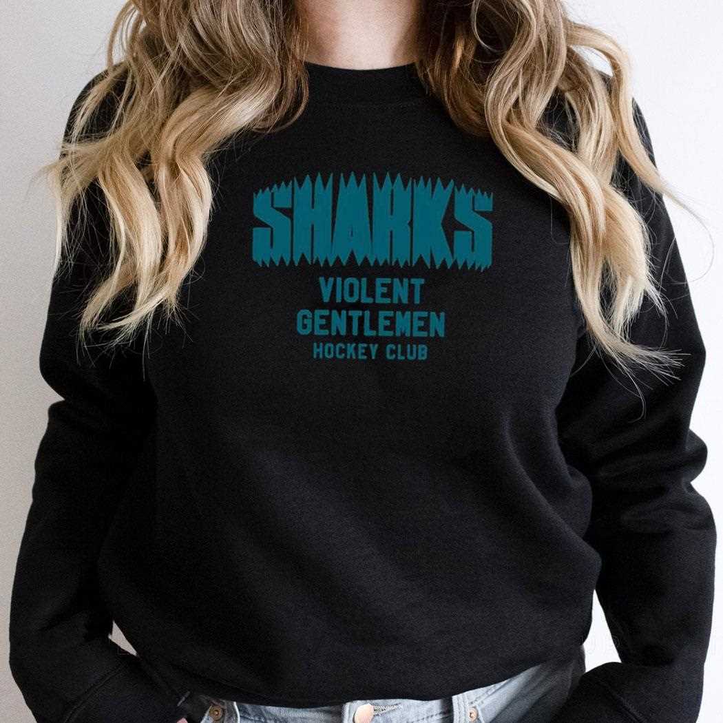 San Jose Sharks Violent Gentlemen Hockey Club Tee San Jose Sharks Violent Gentlemen Hockey Club Tee