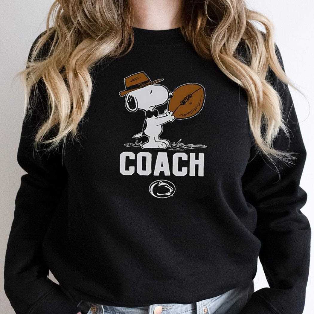 Snoopy X Penn State Football Coach Tee Snoopy X Penn State Football Coach Tee