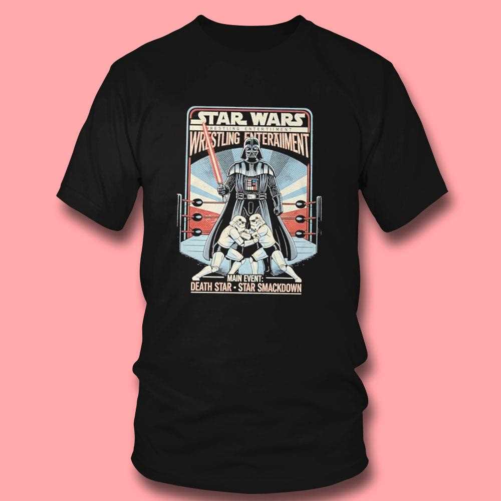 Star Wars Darth Vader Wrestling Entertainment Main Event Tee Star Wars Darth Vader Wrestling Entertainment Main Event Tee