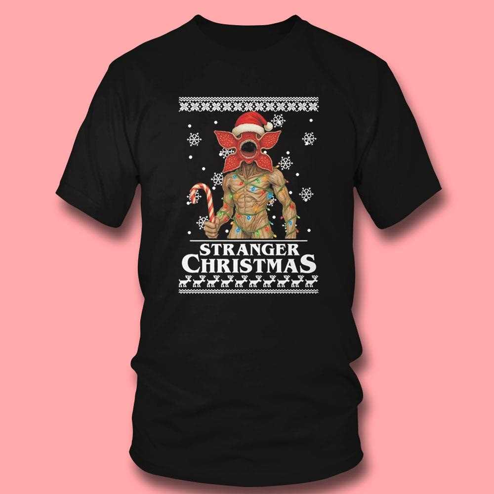 Stranger Things Christmas Stranger Demogorgon Tee Stranger Things Christmas Stranger Demogorgon Tee