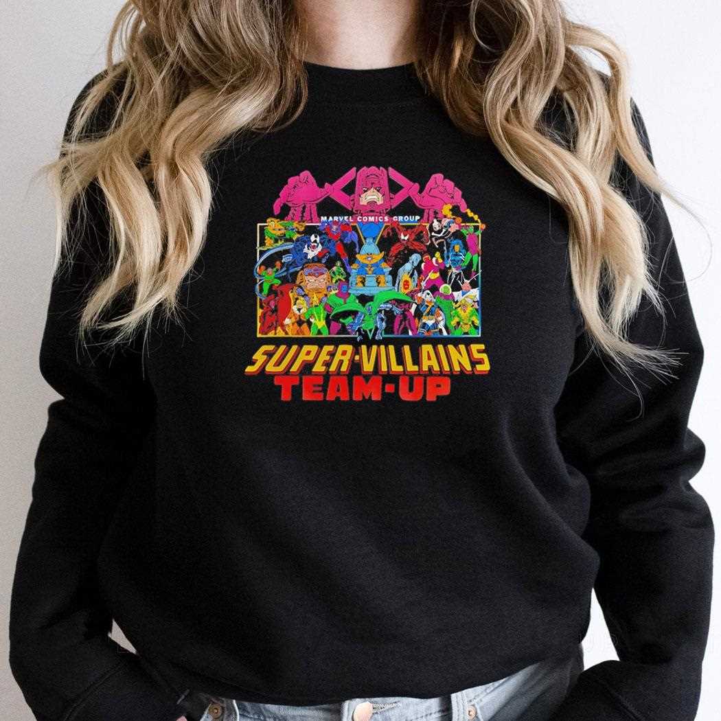 Super Villains Team Up Marvel Comics Group Tee Super Villains Team Up Marvel Comics Group Tee