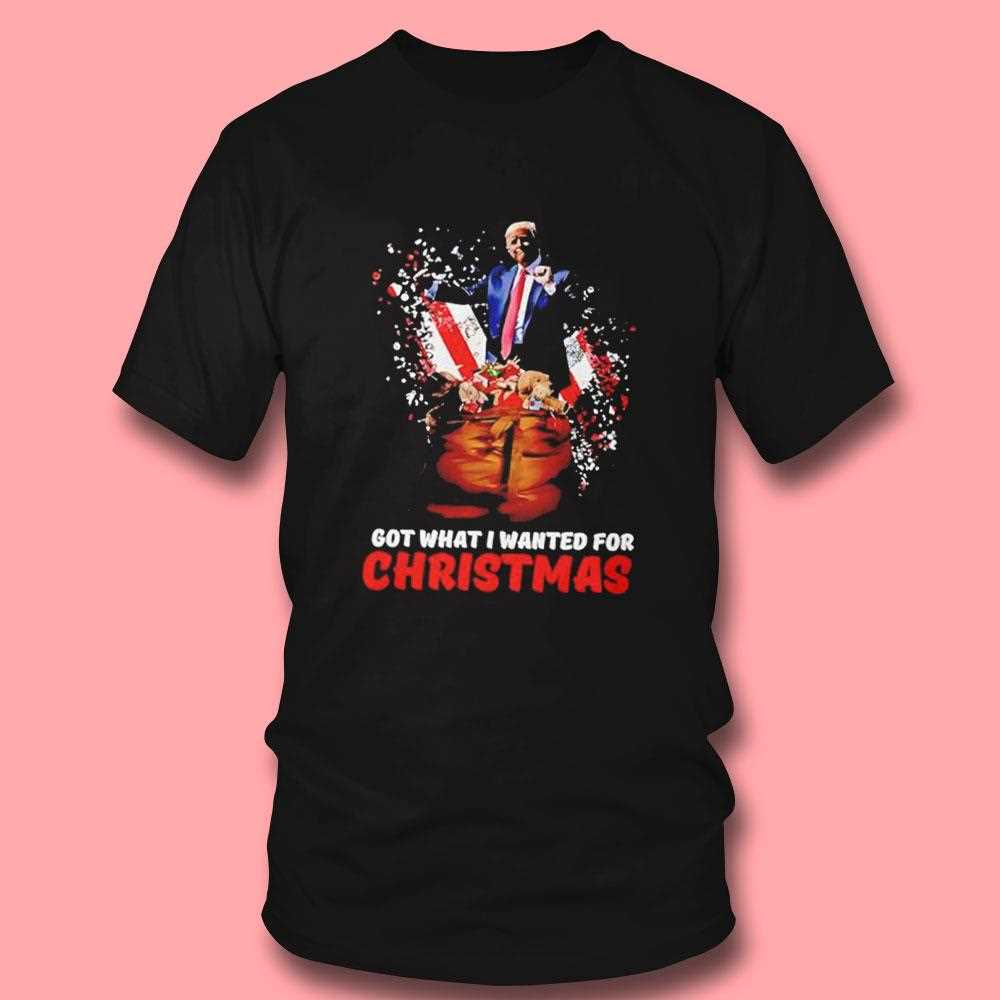 Trump Got What I Wanted For Christmas Tee Trump Got What I Wanted For Christmas Tee