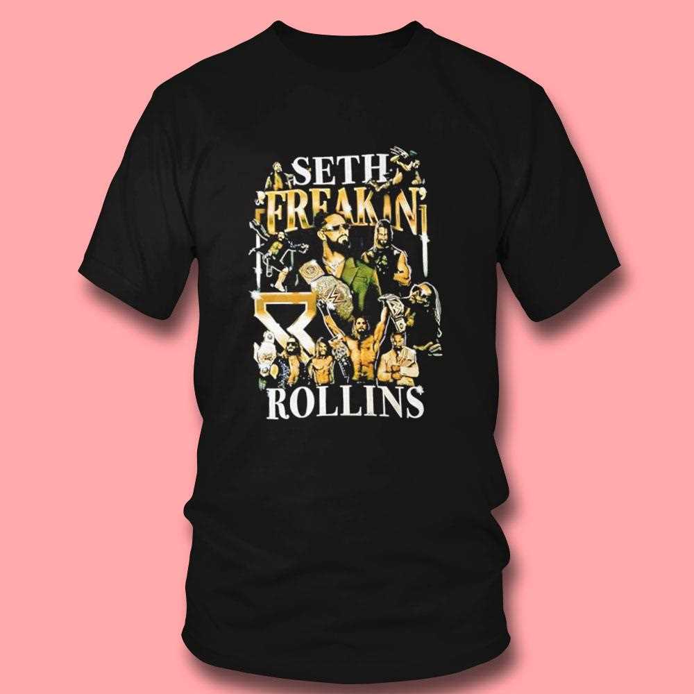 Wwe Seth Freakin Rollins Graphic Retro Tee Wwe Seth Freakin Rollins Graphic Retro Tee