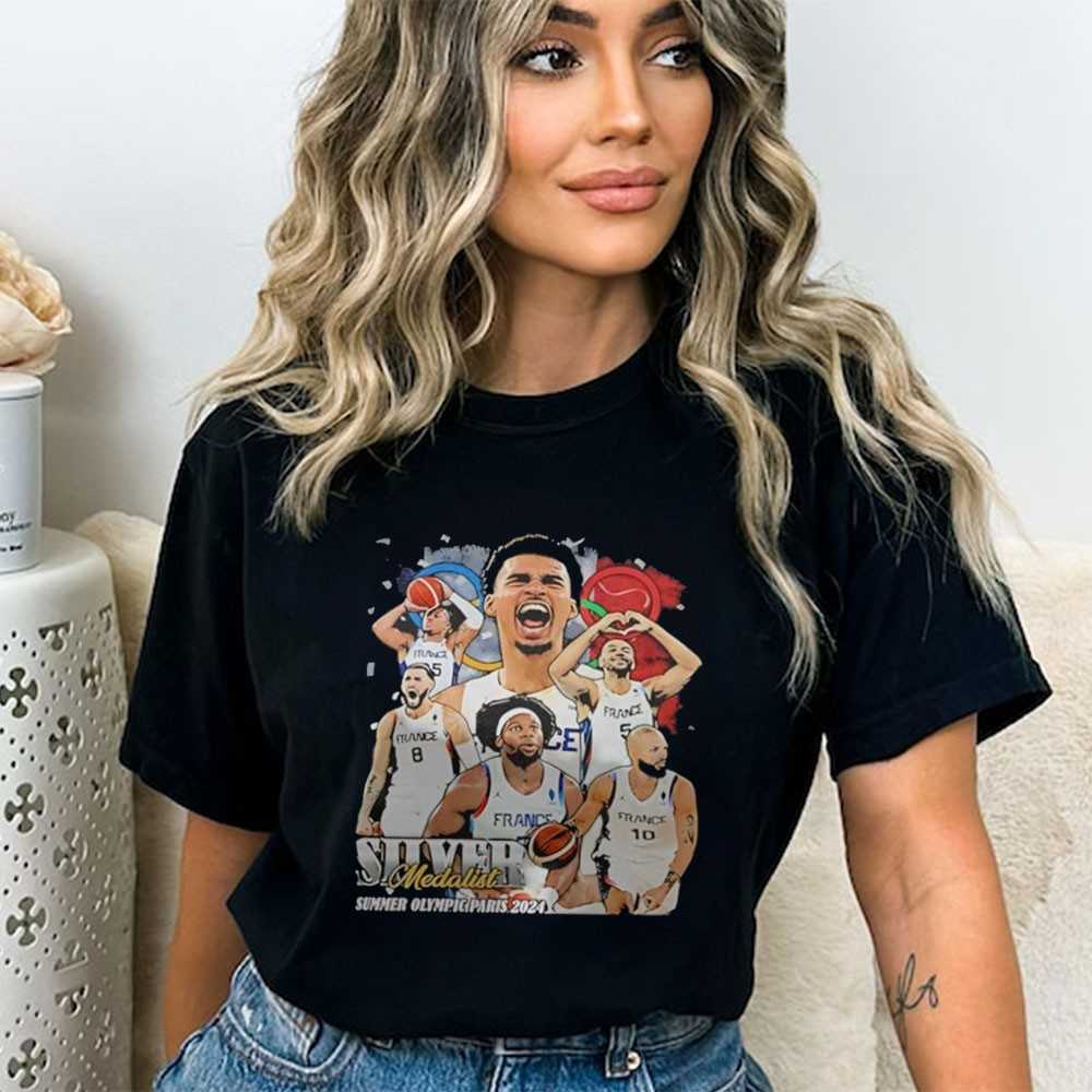 Victor Wembanyama Silver Medalist Tee Victor Wembanyama Silver Medalist Tee