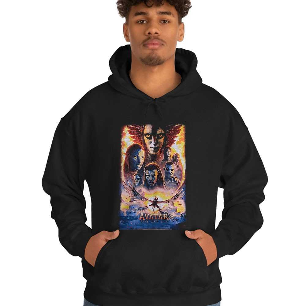 Avatar Fire And Ash Film Poster Tee Avatar Fire And Ash Film Poster Tee