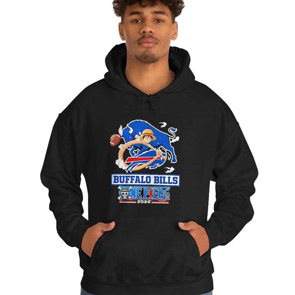 Buffalo Bills One Piece 2026 Luffy Tee Buffalo Bills One Piece 2026 Luffy Tee