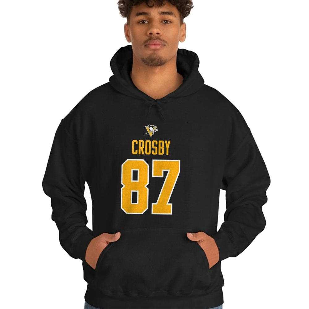 Crosby Black Pittsburgh Penguins 87 Tee Crosby Black Pittsburgh Penguins 87 Tee
