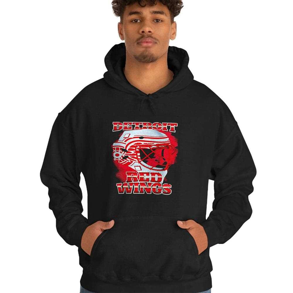 Detroit Red Wings Helmet Tee Detroit Red Wings Helmet Tee