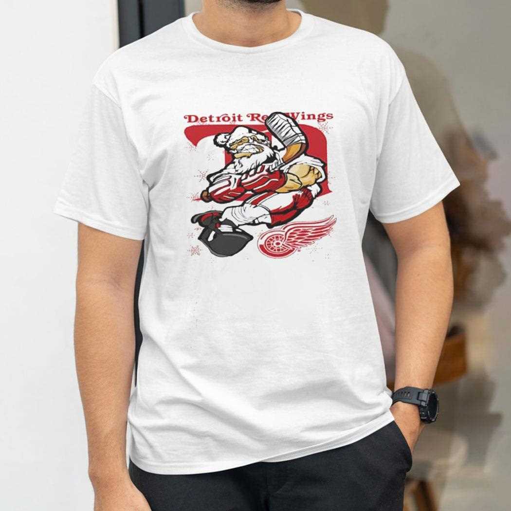 Detroit Red Wings Santa Shirt Detroit Red Wings Santa Shirt