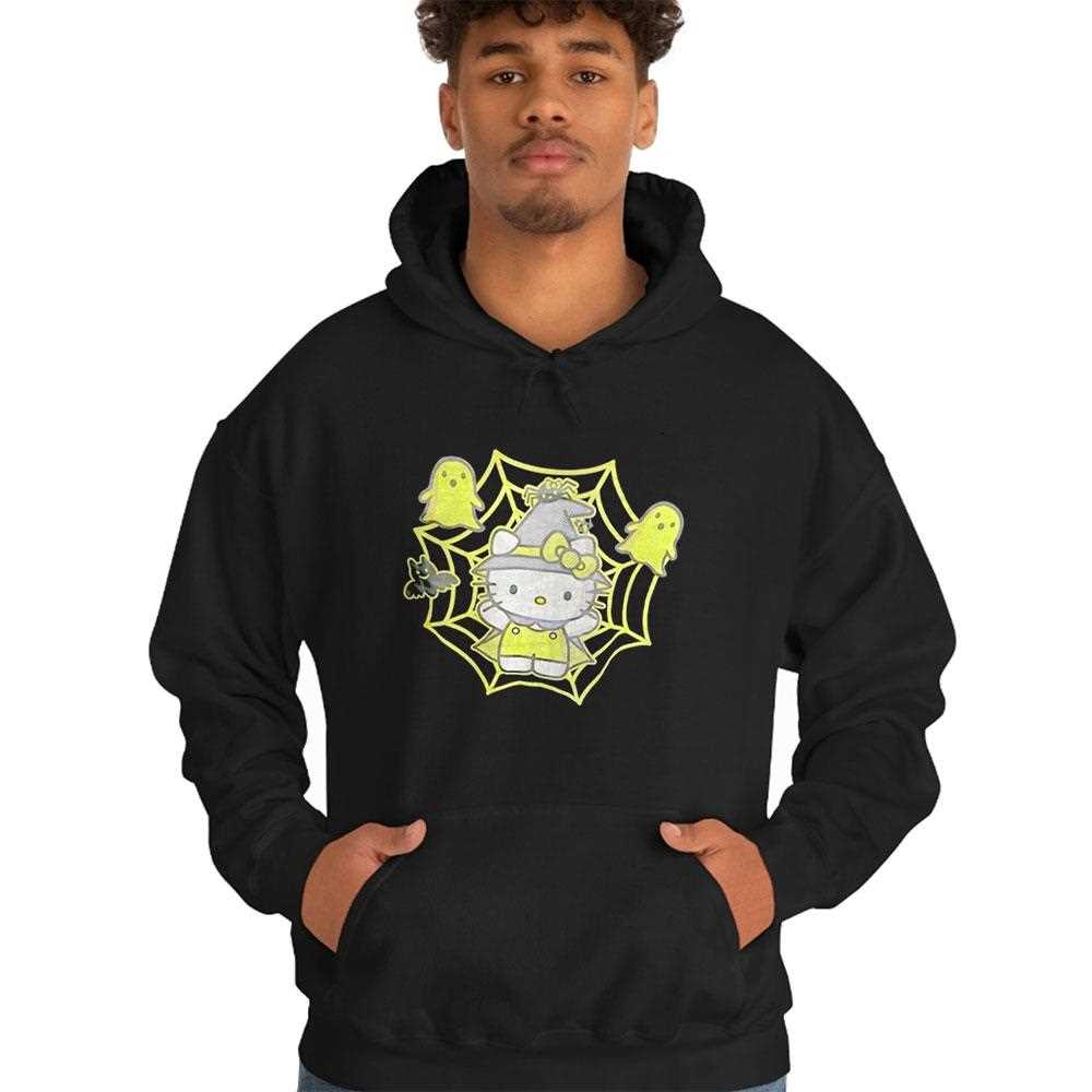 Hello Kitty Halloween Spider Web Tee Hello Kitty Halloween Spider Web Tee
