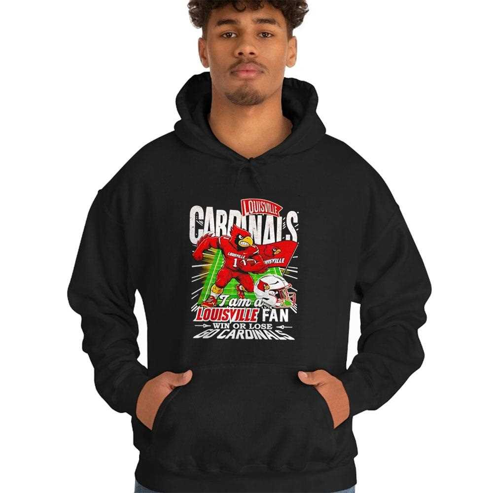 I Am A Louisville Cardinals Fans Win Or Lose 2025 Vintage Shirt I Am A Louisville Cardinals Fans Win Or Lose 2025 Vintage Shirt